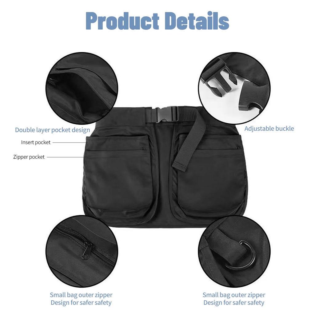 Outdoor Waist Pack Bag Pack for Men&Women Hip Bum Bag with Adjustable Strap for Outdoors Workout Traveling Casual Running Hiking