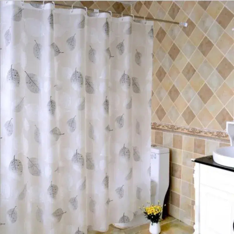 PEVA Waterproof Shower Curtain with Rustproof Metal Grommets
