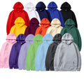 Men's Solid Color Pocket Pullover Hoodie