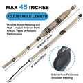 Padded neoprene rifle sling shoulder strap