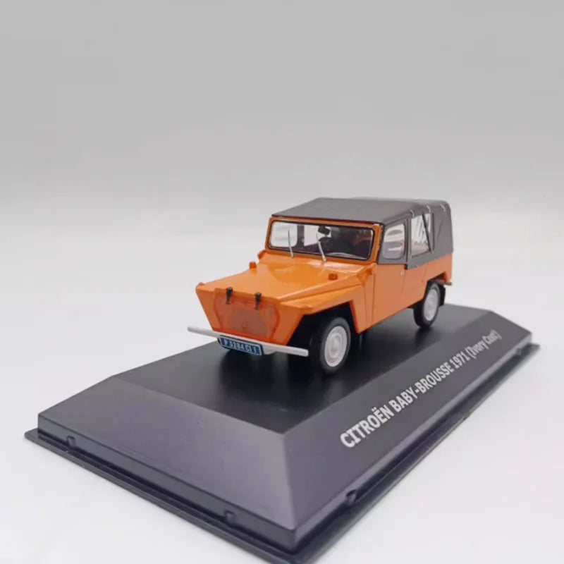 Diecast 1:43 Scale Citroen Classic Car Alloy Simulation Car Model Static Collection Decorated Holiday Gifts Toys Souvenir Gift