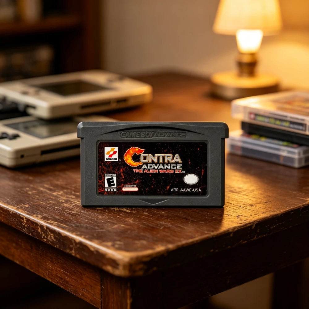USA/EUR Version GBA Game Cartridge Classic Retro Run and Gun Shooting Game for Game Boy Advance Game Collection Gift