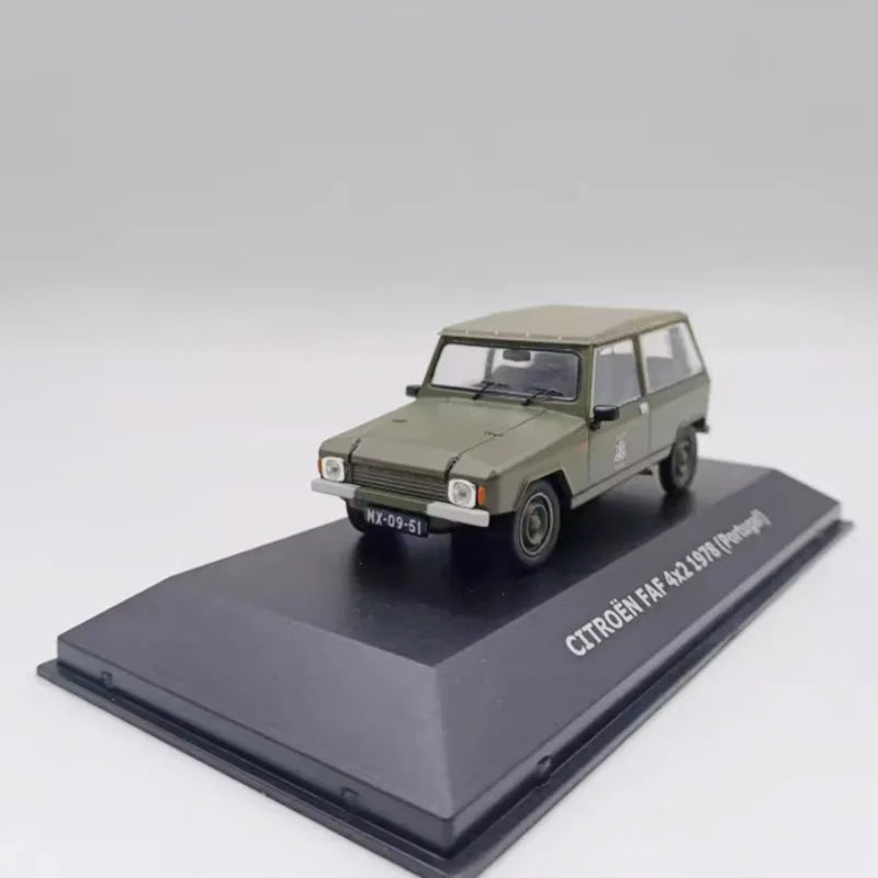 Diecast 1:43 Scale Citroen Classic Car Alloy Simulation Car Model Static Collection Decorated Holiday Gifts Toys Souvenir Gift