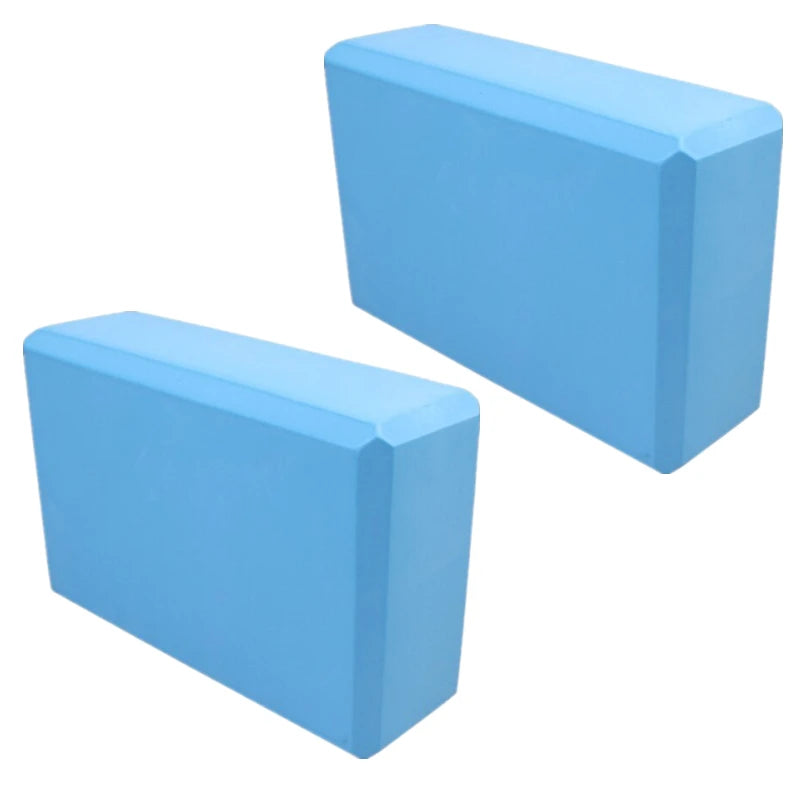 Set of 2 Yoga Blocks - Made from High-Density Foam, Lightweight, Supportive, And Odor-Free - Essential Yoga Gear for Women, Gym
