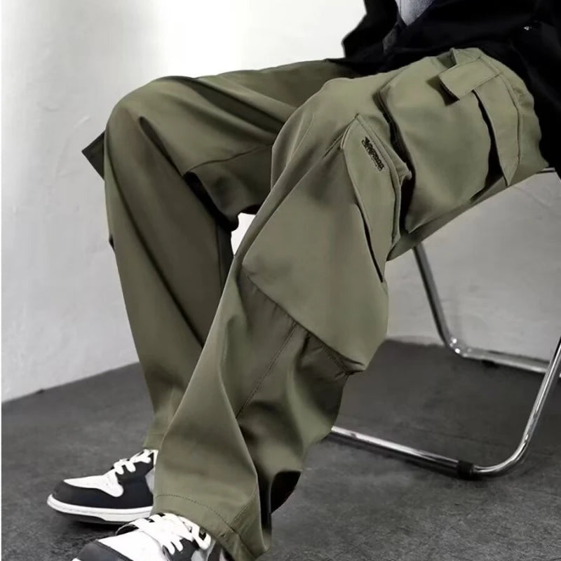 Y2K Cargo Jogger Pants back