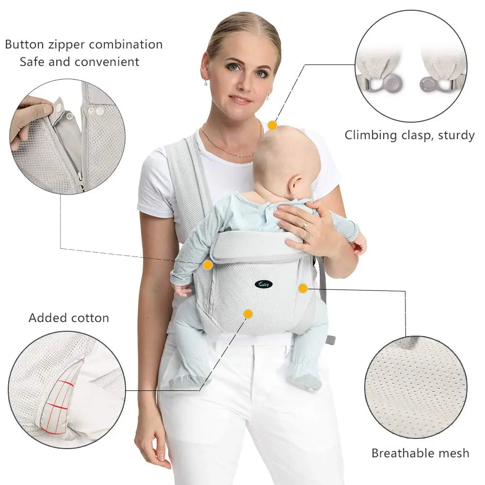 Natural Cotton Ergonomic Carrier Backpack