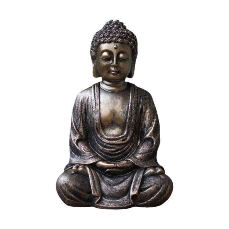 Zen Buddha Meditation Statue detail