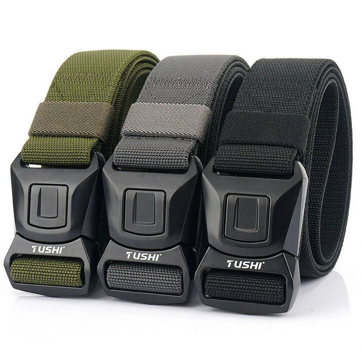 Heavy-duty tactical nylon duty belt