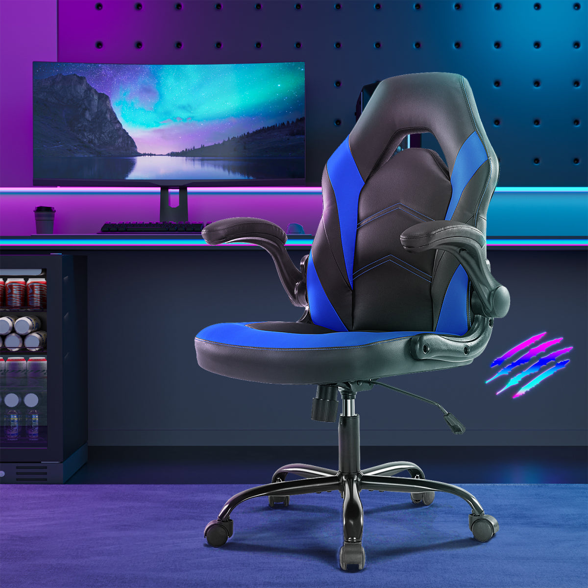 PU Leather Racing-Style Gaming Chair