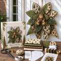 Quilted Bow DIY Sewing Kit – Fabric Door Hanger Craft Set