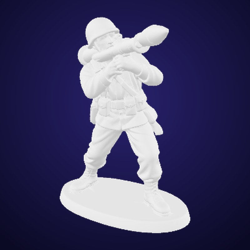 Bazooka Soldier - 3D Model