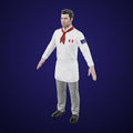 French Chef (apron) - 3D Model