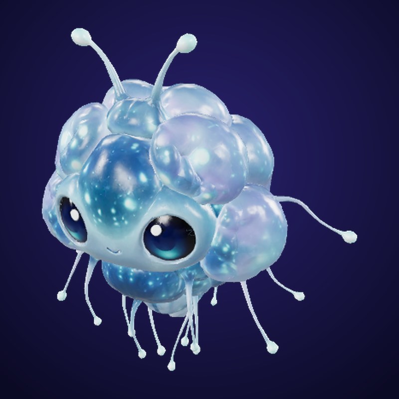 Glowbug Jellybot - 3D Model