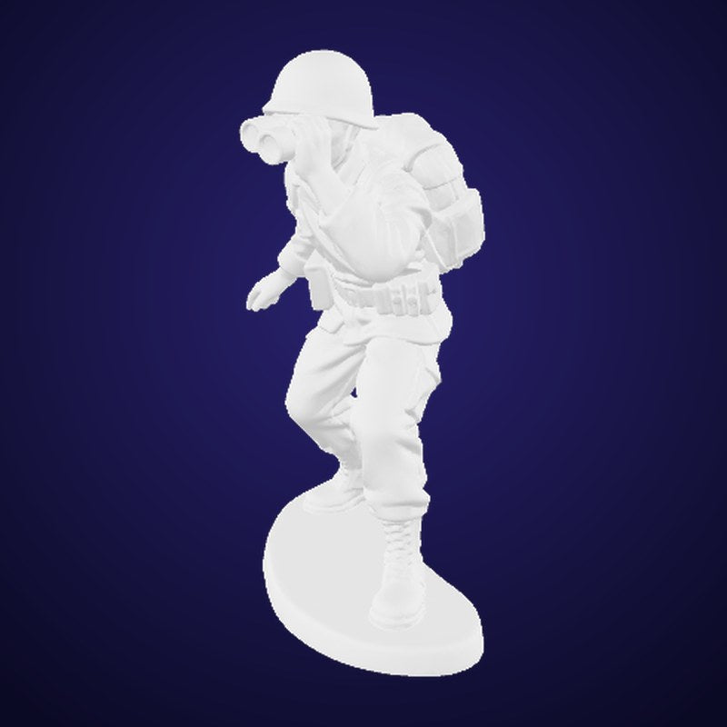 Green Army Man Scout - 3D Model