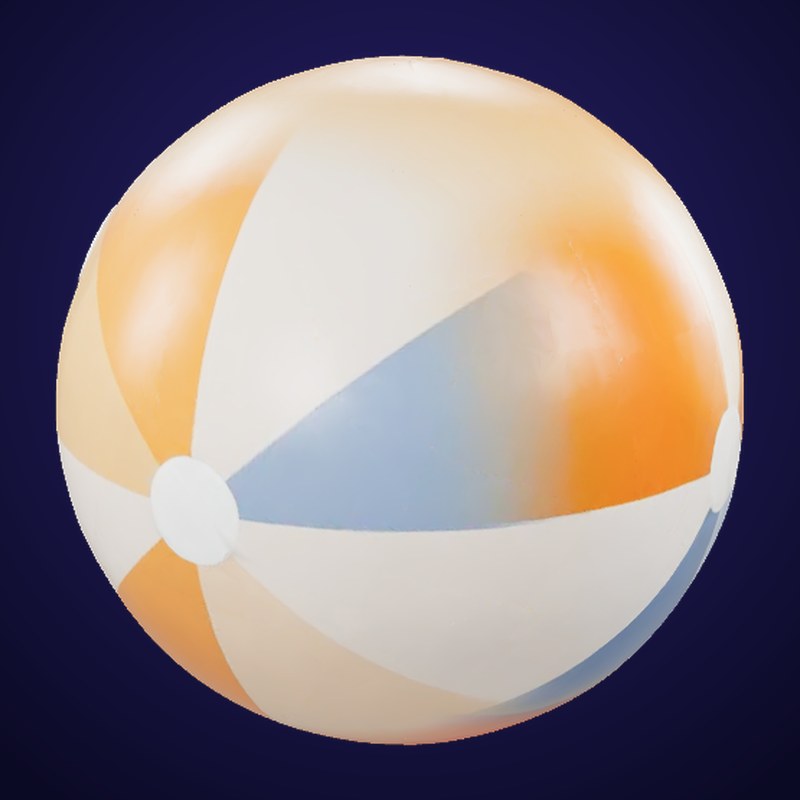 Inflatable beach ball - 3D Model