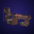 Midnight Carnival After the Rain - 3D Model
