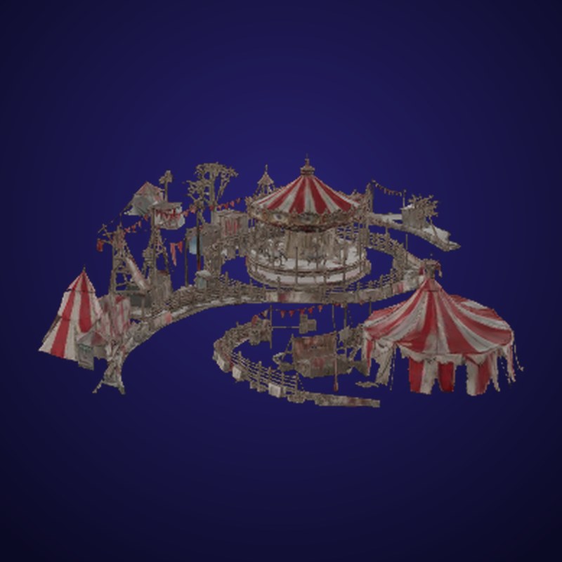 Midnight Carnival of Shadows - 3D Model