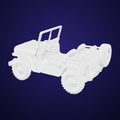 Olive Toy Jeep - 3D Model