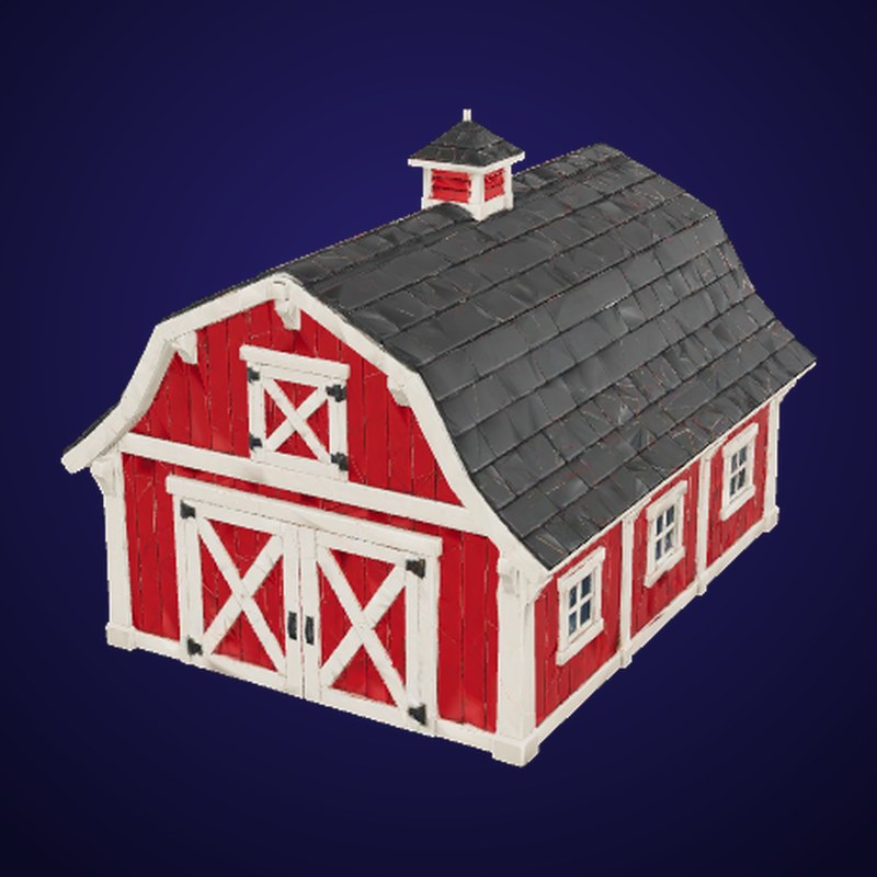 Red Barn Haven - 3D Model