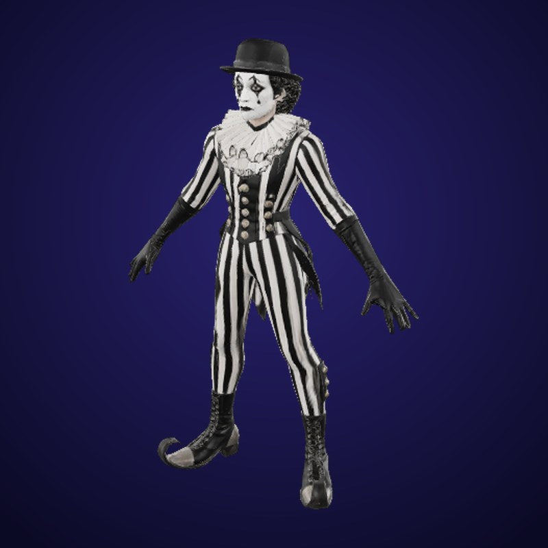 Striped Harlequin - 3D Model