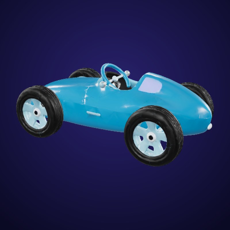 Toy race car (blue) - 3D Model