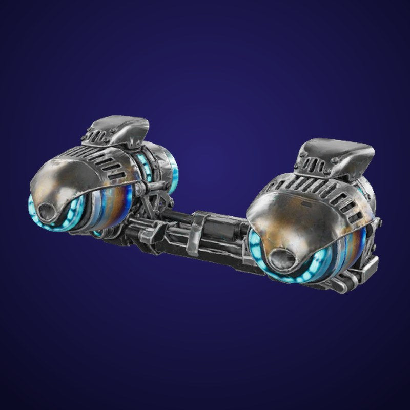 Twin Ion Thrusters - 3D Model