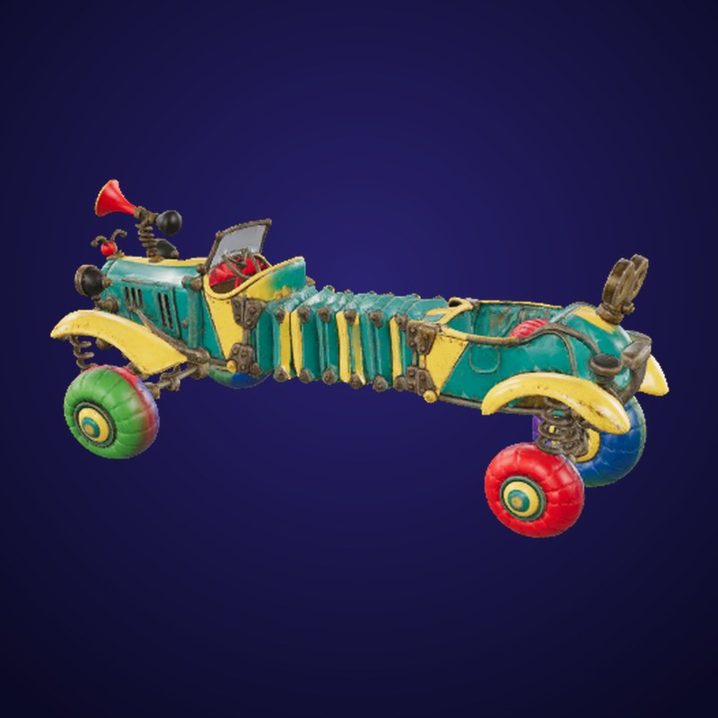 Whimsy Wagon - 3D Model